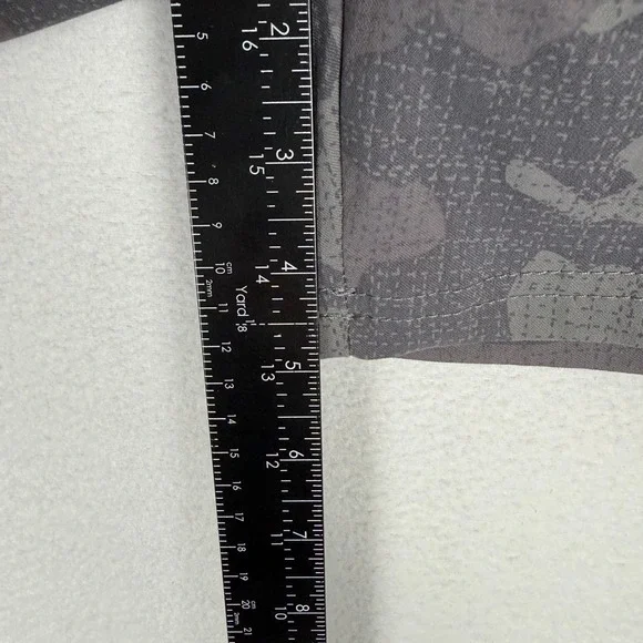 prAna Womens 6 Olivia Alana Shorts Hiking Outdoor Mustard Camo Nylon Stretch - Picture 13 of 16